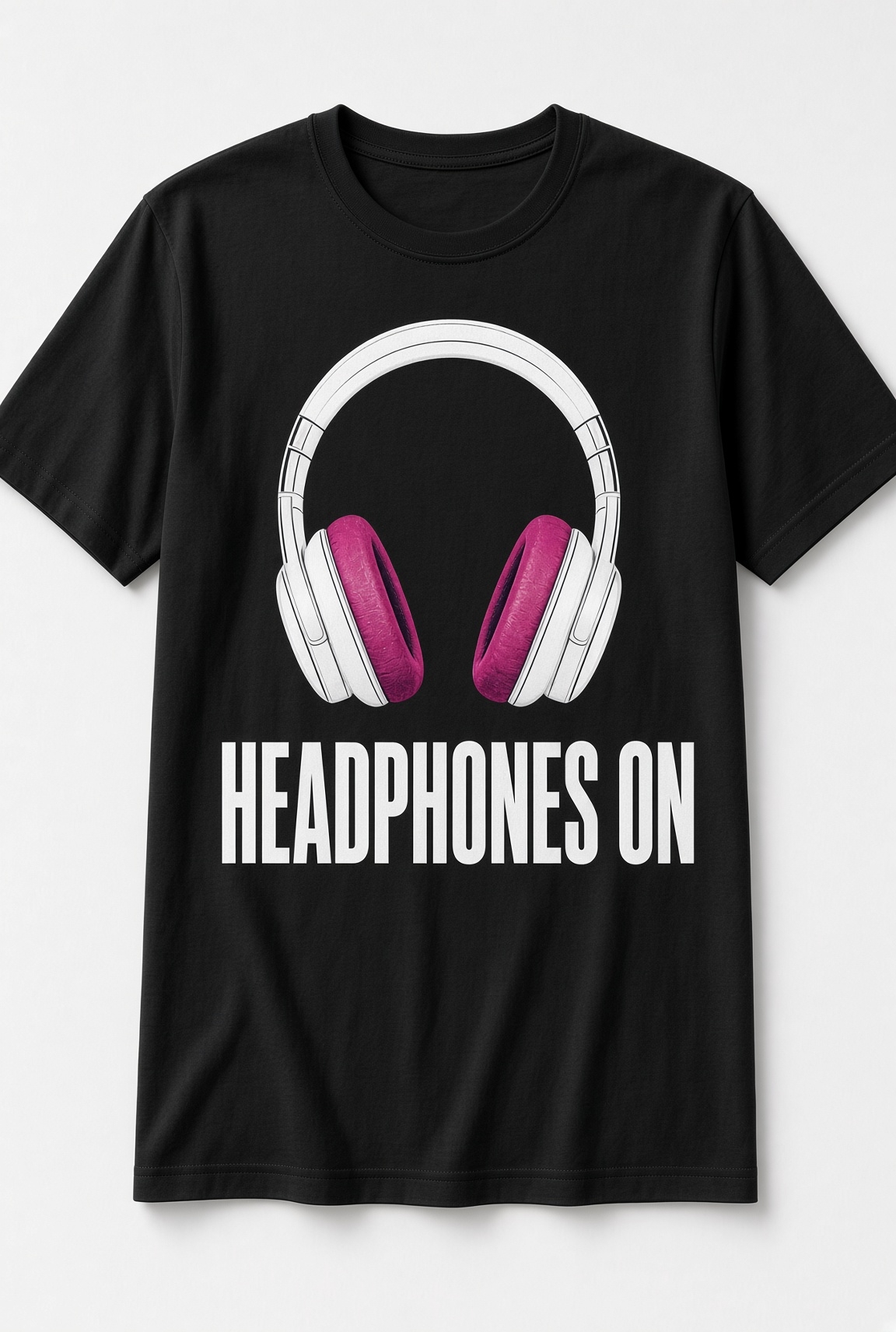 Headphones On Classic T-Shirt